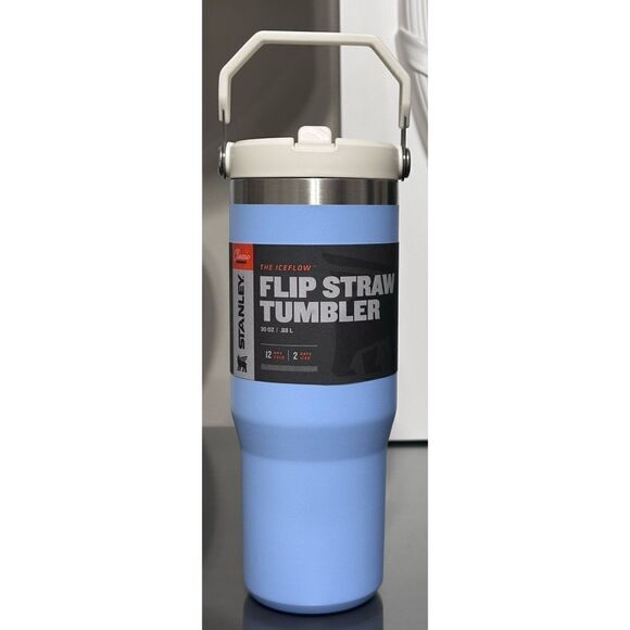 Stanley Ice Flow Flip Straw Tumbler 30oz,CORNFLOWER - Picture 1 of 4